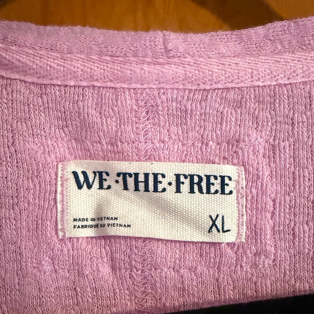 We The Free Pink Cardigan Sweater - Picture 5 of 5